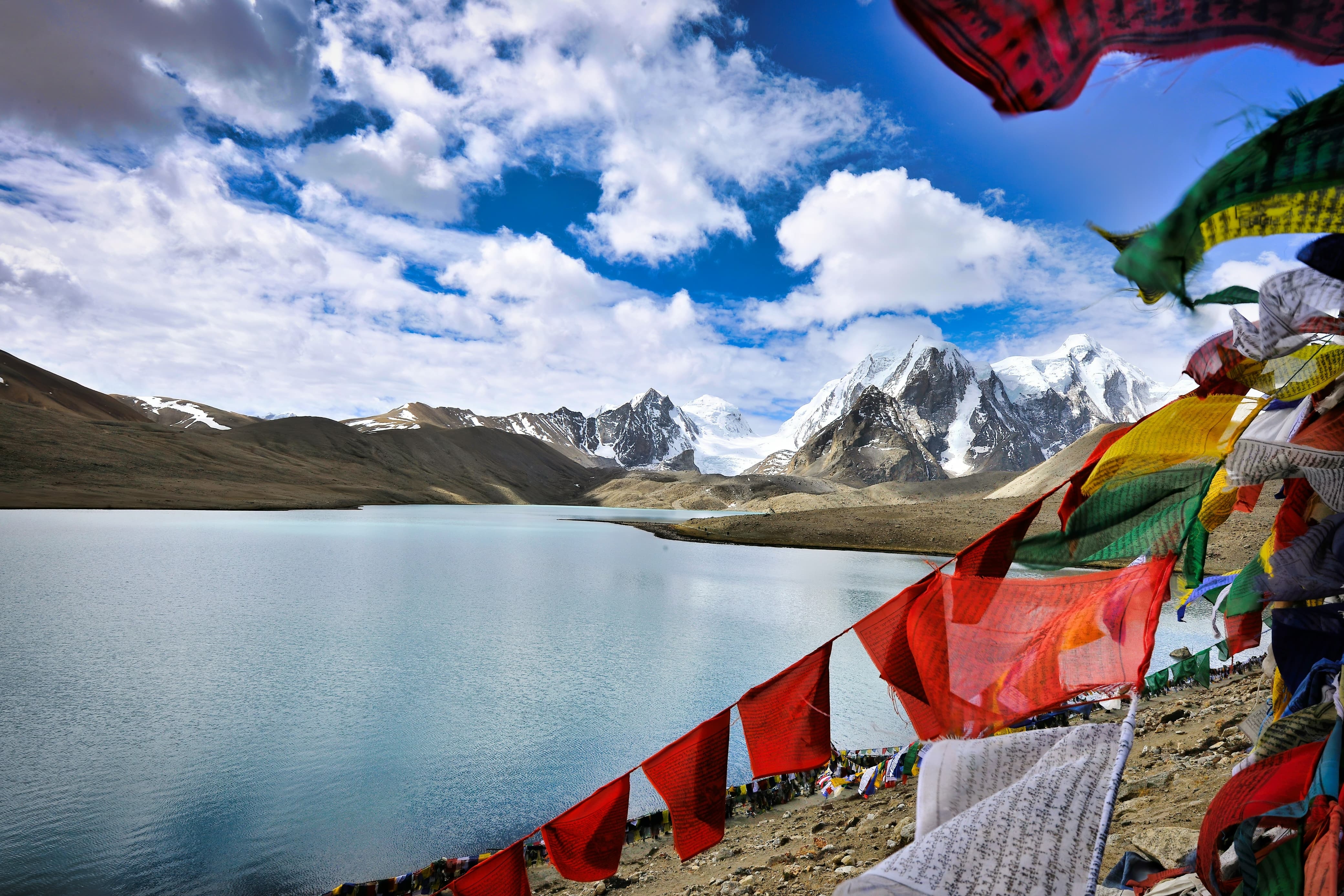 Seasons in Sikkim with Himalayan mountains and scenic landscapes